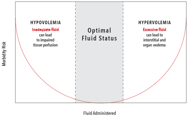 Graphique de l'optimisation des liquides